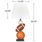 Signature Design by Ashley Nyx Table Lamp in Brown and Orange, , large