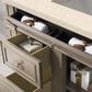 James Martin Vanities Bristol 36" Single Bathroom Vanity in Whitewashed Walnut with 3 cm Eternal Marfil Quartz Top and Rectangular Sink, , large
