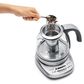 Breville 34 Oz Smart Tea Infuser Compact Electric Kettle in Brushed Stainless Steel and Clear, , large