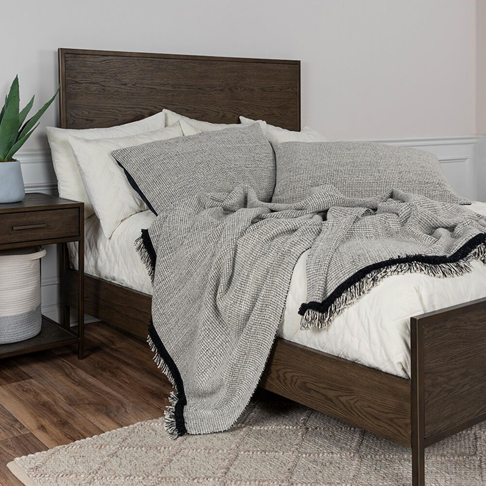 Rizzy Home Donny Osmond 3-Piece Twin Wedding Blanket in Black, , large