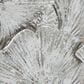 Maple and Jade Handmade Floral Decorative Sculpture in Satin Silver and Dark Gray, , large