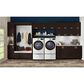 LG 7.4 Cu. Ft. Front Load Gas Dryer with TurboSteam in White, , large