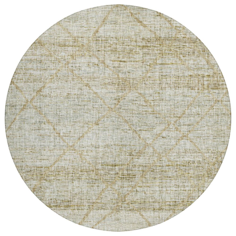 Dalyn Rug Company Portico PO1 Wheat 8" Round Area Rug, , large