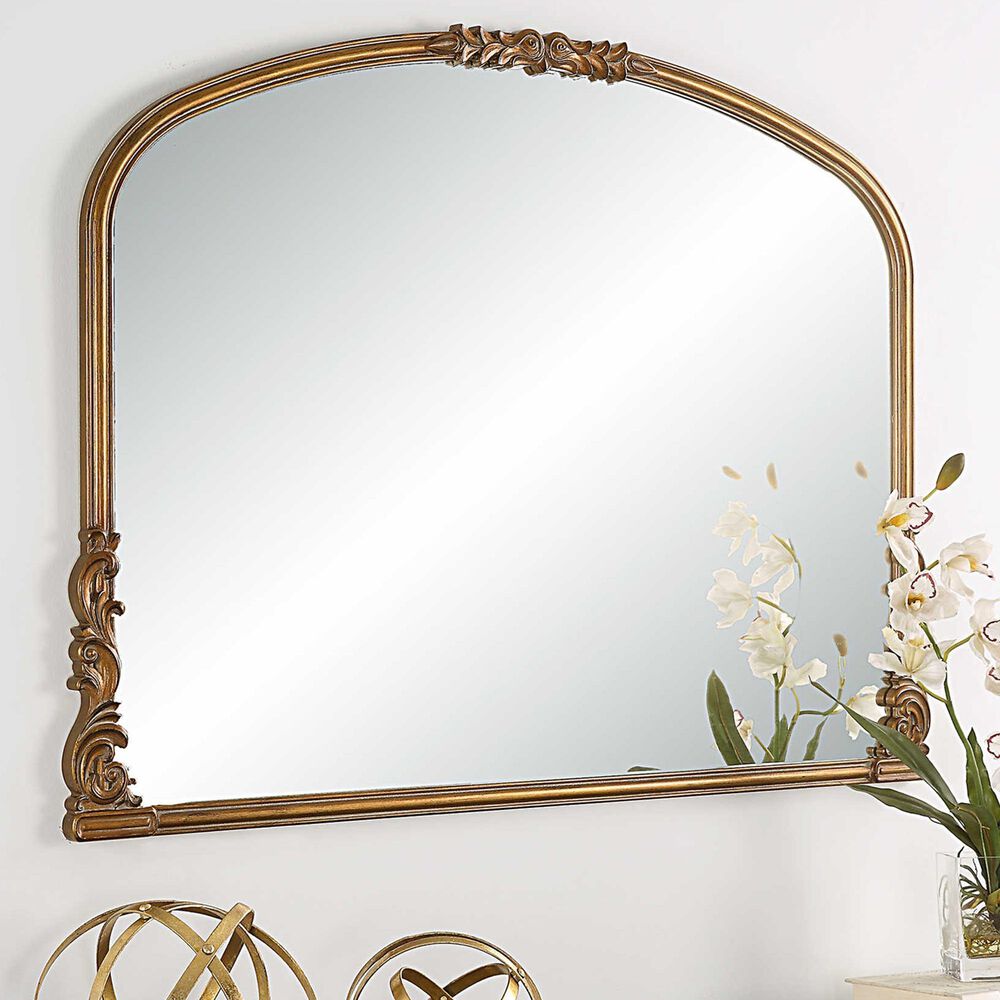 Uttermost Wall Mirror in Gold, , large