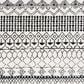 Safavieh Tulum 6" x 9" Ivory and Black Area Rug, , large