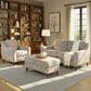 LumiSource Carly Bench Ottoman in Pewter, , large