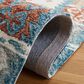 Safavieh Micro-Loop 3" x 5" Ivory and Blue Area Rug, , large