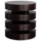 Jofran Brix Round End Table in Espresso, , large
