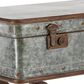 Maple and Jade Accent Table in Grey and Warm Brown, , large