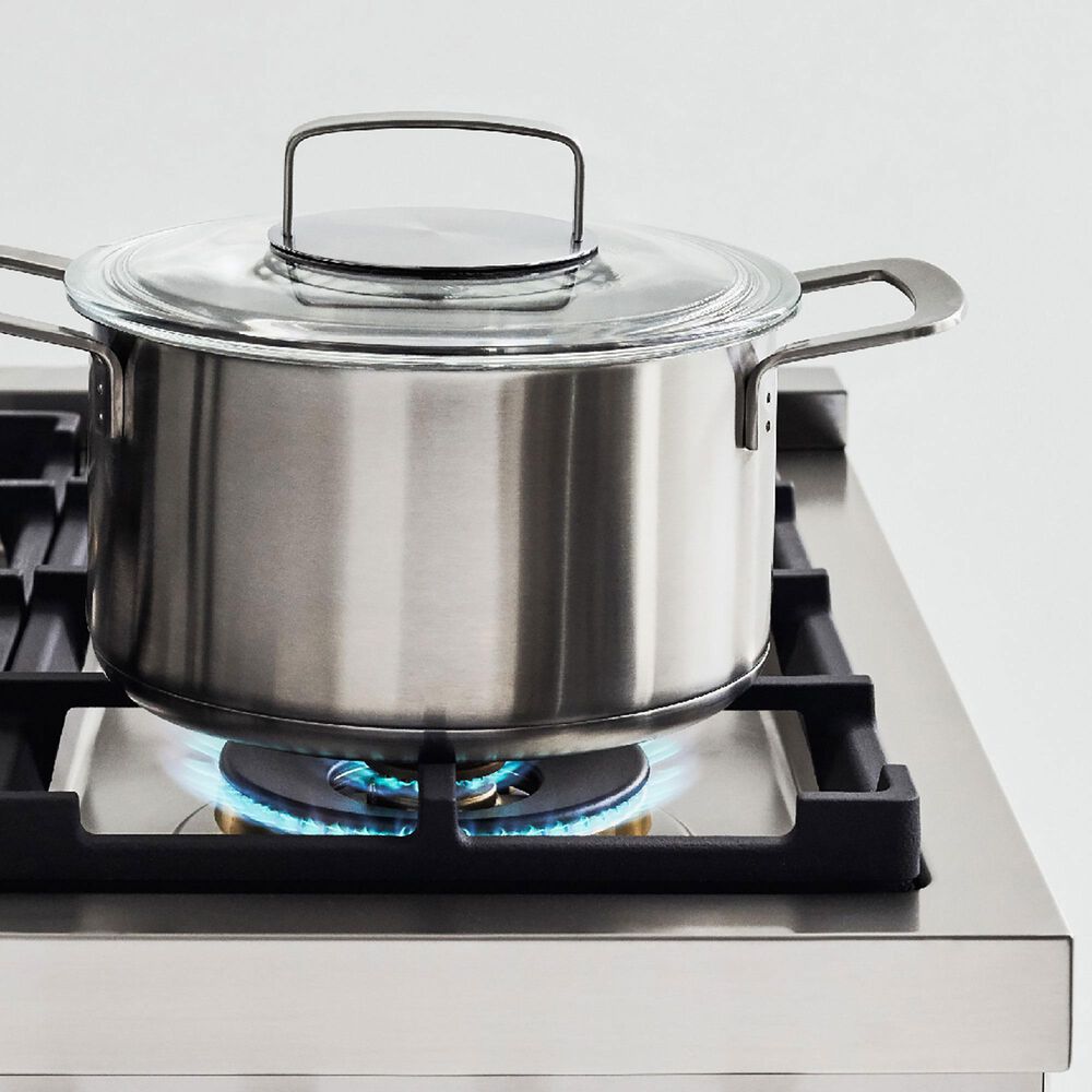 Bertazzoni Heritage 5.7 Cu. Ft. Freestanding Dual Fuel Range in Nero, , large