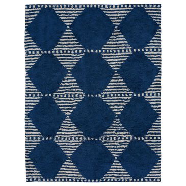 Drew and Jonathan Home Kasbah Dervish 6" x 9" Blue Area Rug, , large