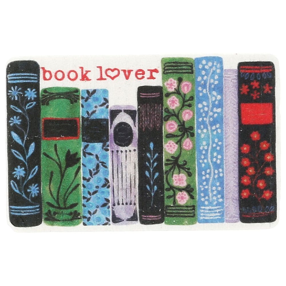 Pavilion Tea Towel with Stacked Book Shape Sponge in White, , large