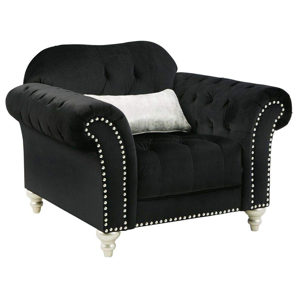 Signature Design by Ashley Harriotte Chair in Black, , large