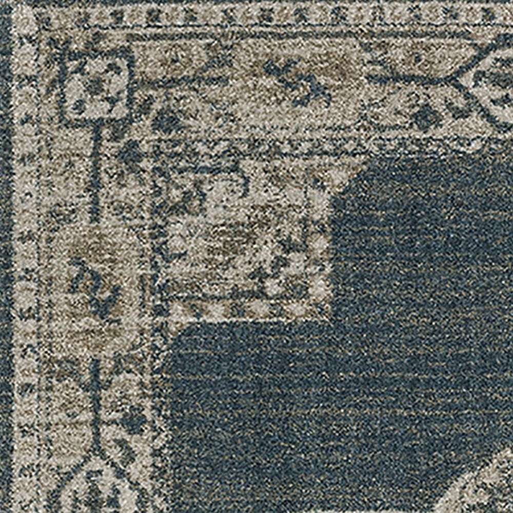 Oriental Weavers Alton 3&#39;3&quot; x 5&#39; Blue and Beige Area Rug, , large