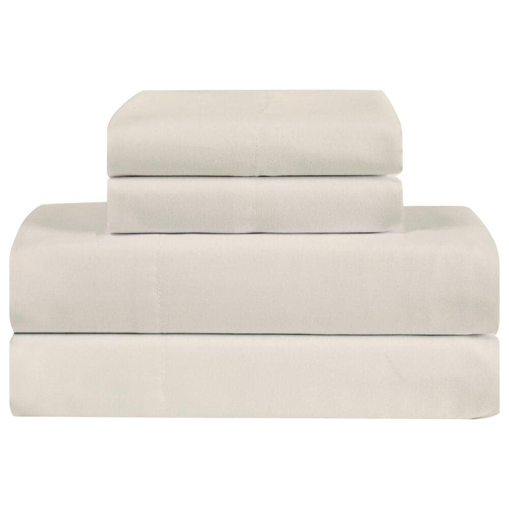 Pem America Truly Calm Antimicrobial 4-Piece Full Sheet Set in Khaki, , large