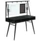Coaster Jessie Writing Desk with Whiteboard and USB in Black, , large