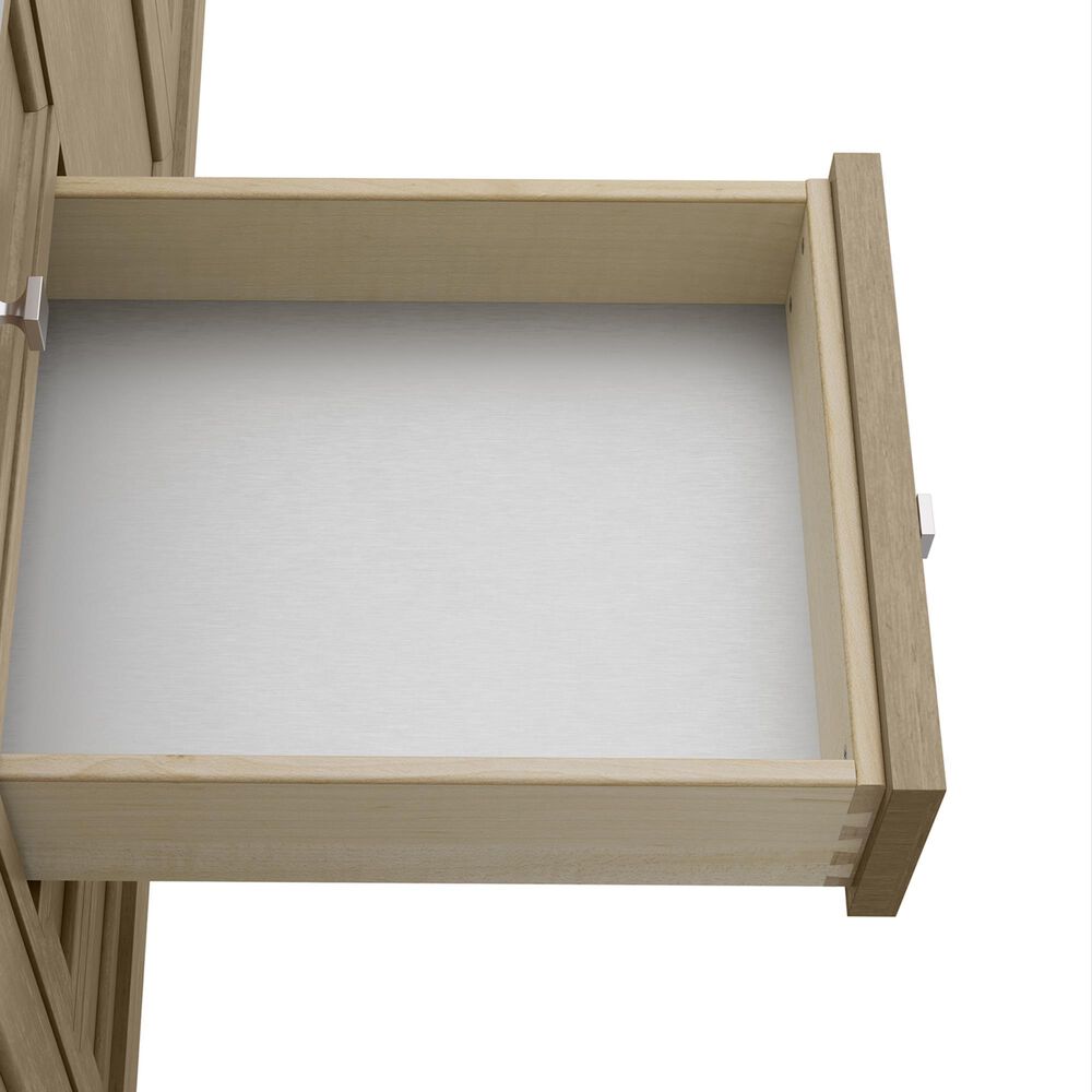 James Martin Vanities Chicago 72" Double Bathroom Vanity in Walnut Whisper with 3 cm Ethereal Noctis Quartz Top, Rectangular Sinks and FreePower Wireless Charger, , large