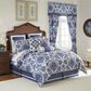 Croscill Home Leland 4-Piece California King Comforter Set in Blue and Ivory, , large
