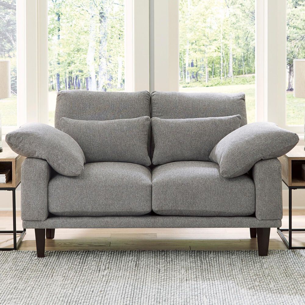 Signature Design by Ashley Baneway Loveseat in Sterling, , large