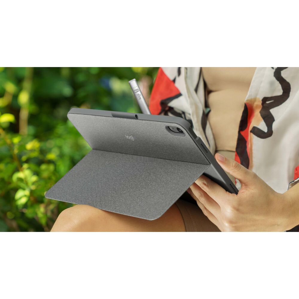 Logitech Combo Touch Keyboard Case for Apple iPad 10th Generation in Oxford Grey, , large