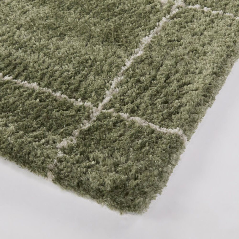 37B Re_Lease Maestas Green 5'3" x 7' Area Rug, , large