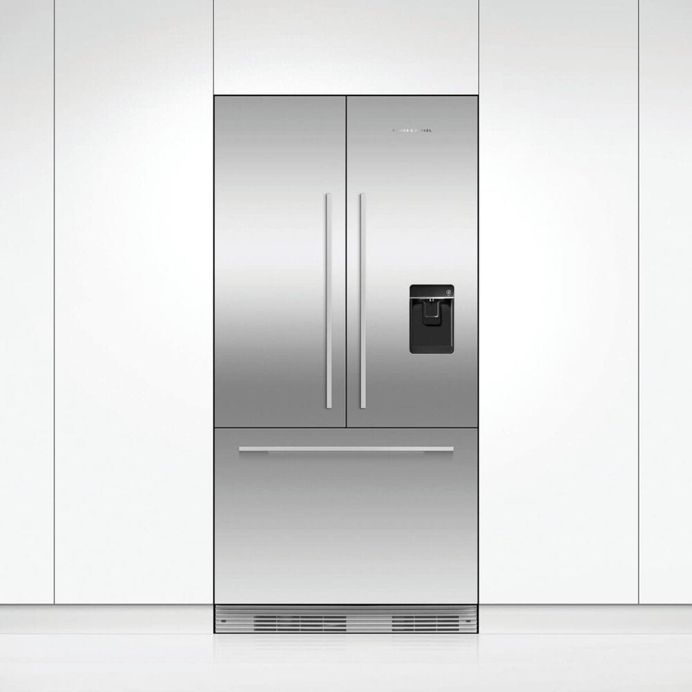 Fisher &amp; Paykel 16.8 Cu. Ft. Built-In French Door Refrigerator with Ice and Water - Panels Sold Separately, , large