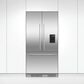 Fisher & Paykel 16.8 Cu. Ft. Built-In French Door Refrigerator with Ice and Water - Panels Sold Separately, , large