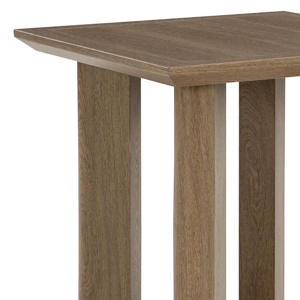 Ashley Serene Bay Patio Square End Table in Dark Brown - Table Only, , large