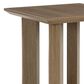 Ashley Serene Bay Patio Square End Table in Dark Brown - Table Only, , large