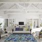 Dalyn Rug Company Seabreeze Abstract 10" x 14" Indigo Area Rug, , large