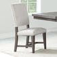Frankfurt Furniture Revolution Upholstered Side Chair in Dark Gray, , large