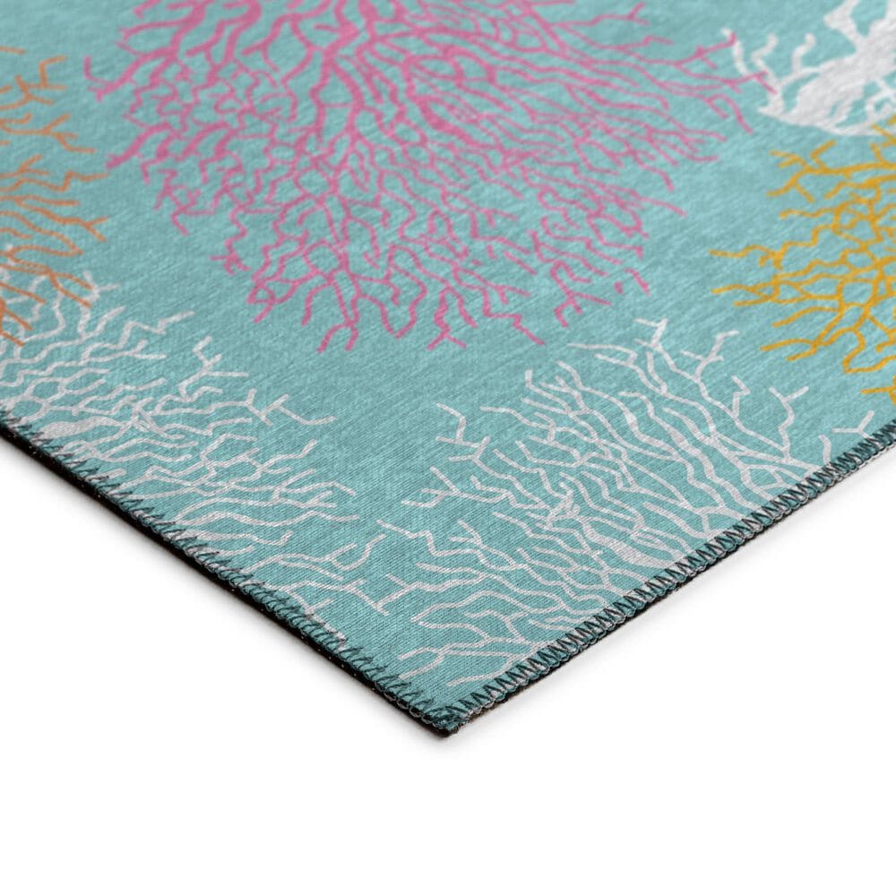 Dalyn Rug Company Seabreeze SZ3 2&#39;6&quot; x 3&#39;10&quot; Teal Area Rug, , large