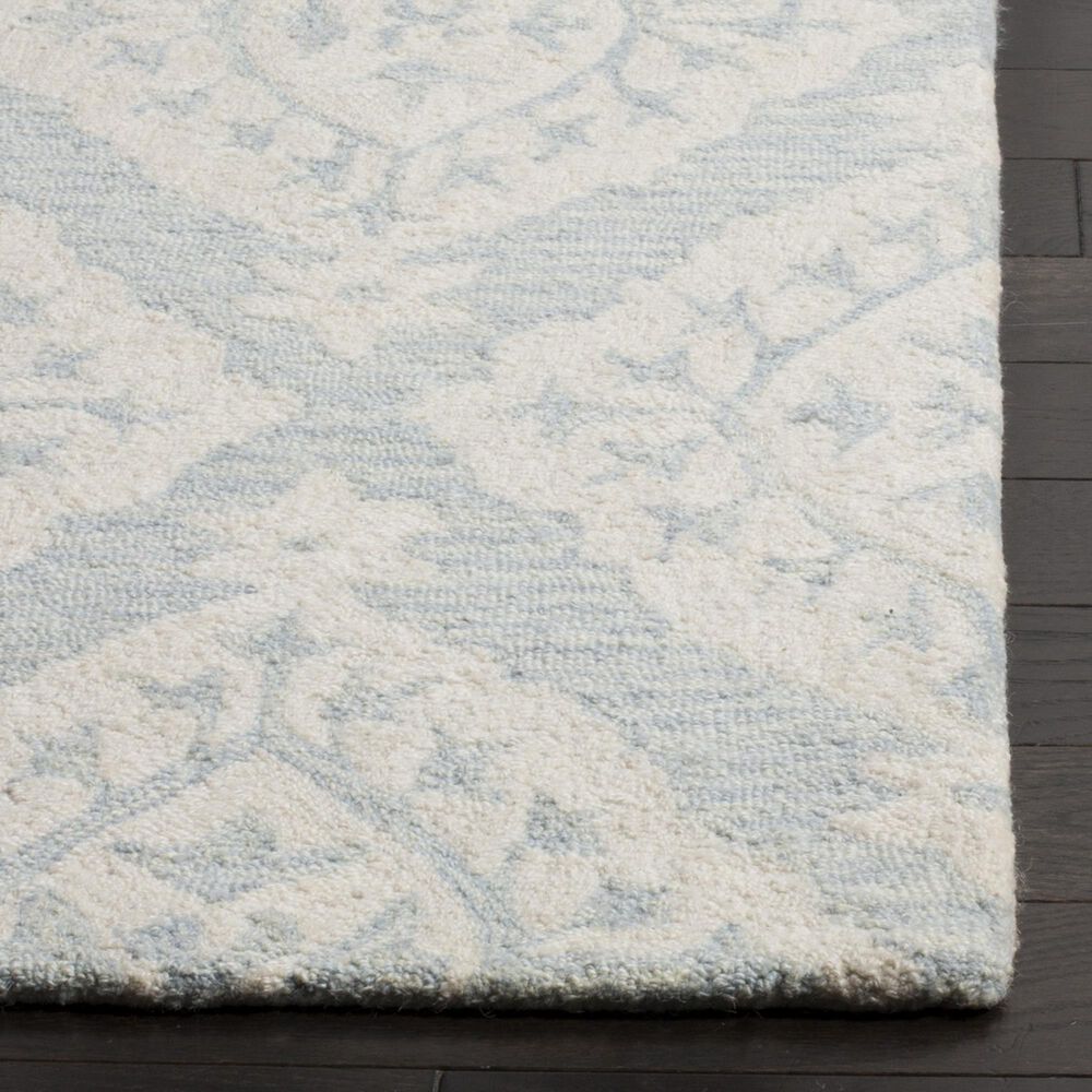 Safavieh Micro-Loop 2&#39;3&quot; x 7&#39; Light Blue Runner, , large