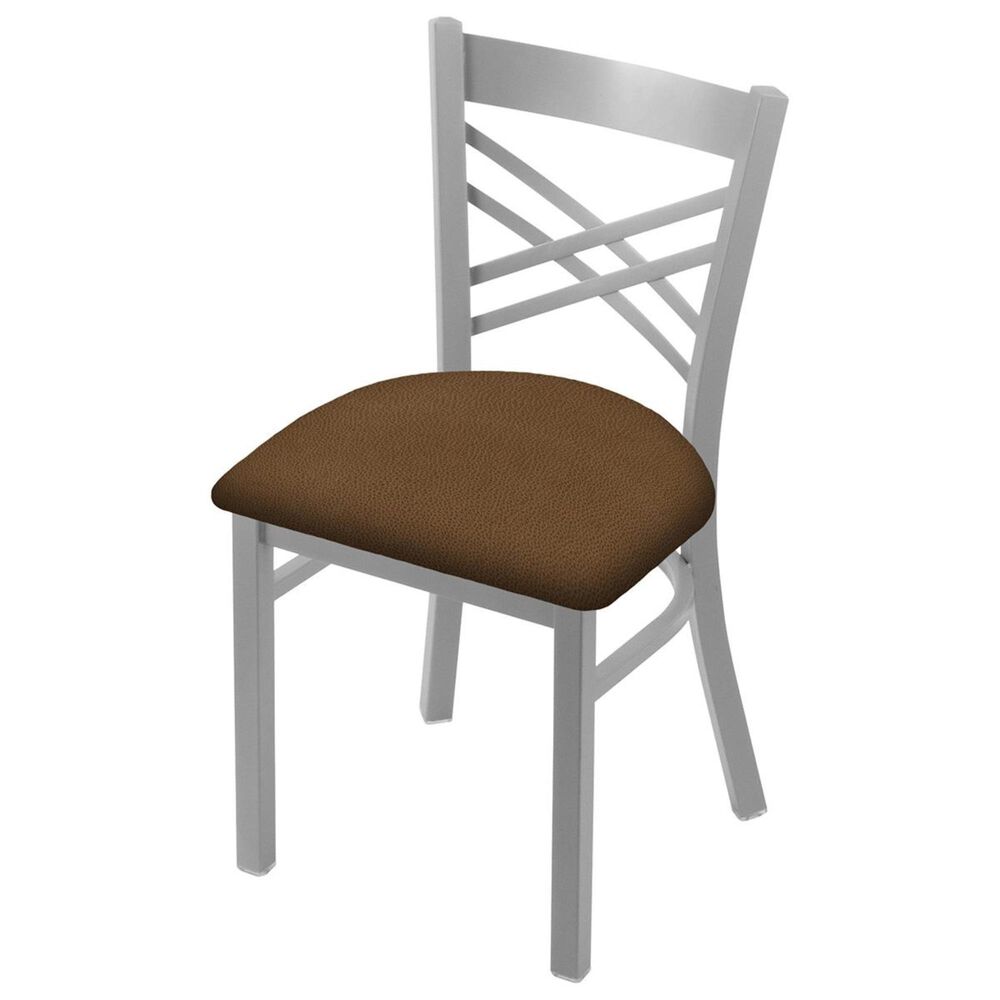 Holland Bar Stool 620 Catalina 18" Chair with Anodized Nickel and Rein Thatch Seat, , large