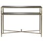 Ashley Cloverty Sofa Table in Aged Gold and Clear, , large