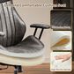 HOMLUX High Back Ergonomic Office Chair with Suede Leather in Gray, , large