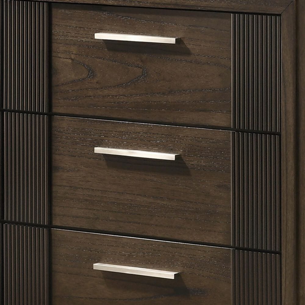 Everly Living Branx 6 Drawer Dresser Only in Brown, , large