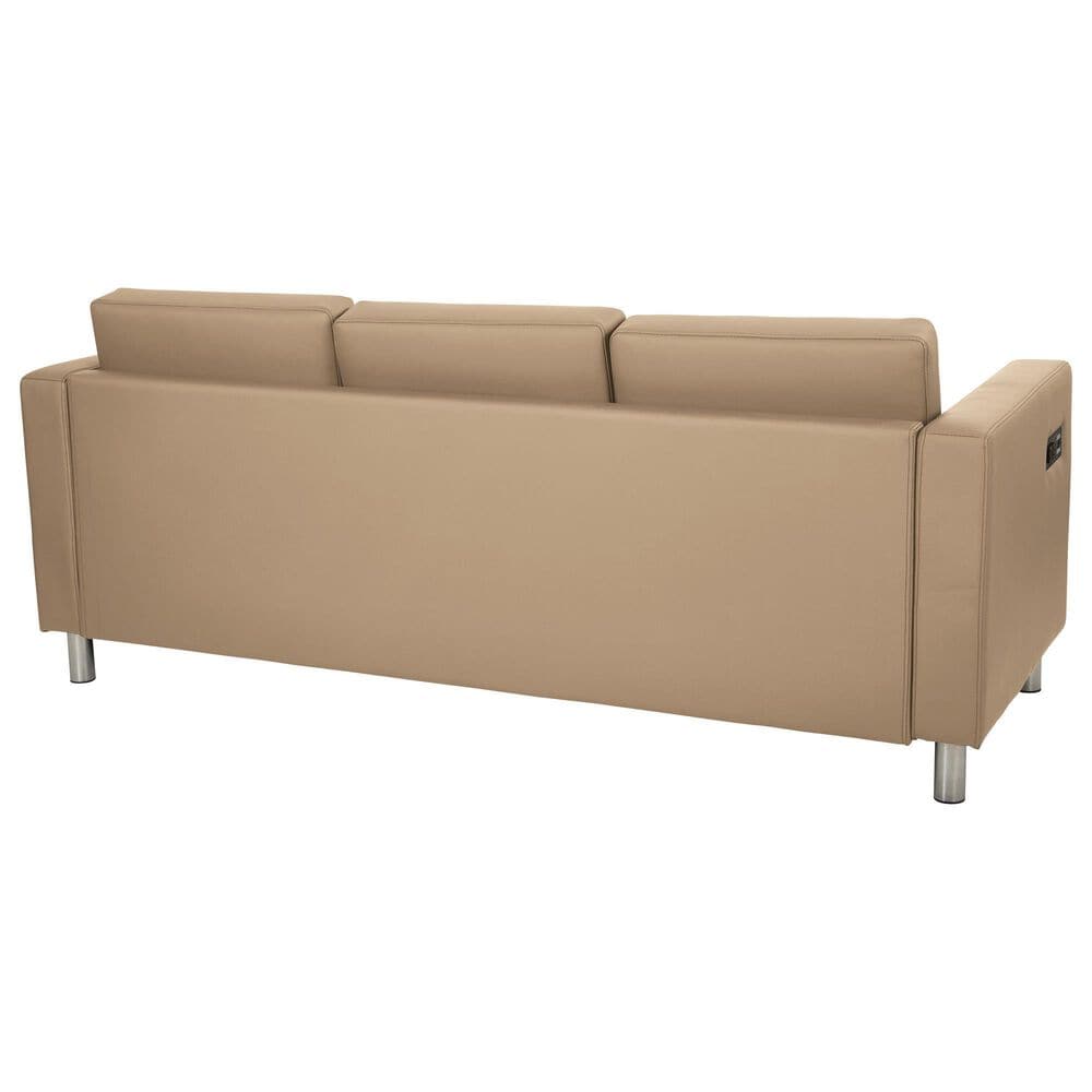 OSP Home Atlantic Stationary Sofa with Charging Station in Dillon Buff, , large