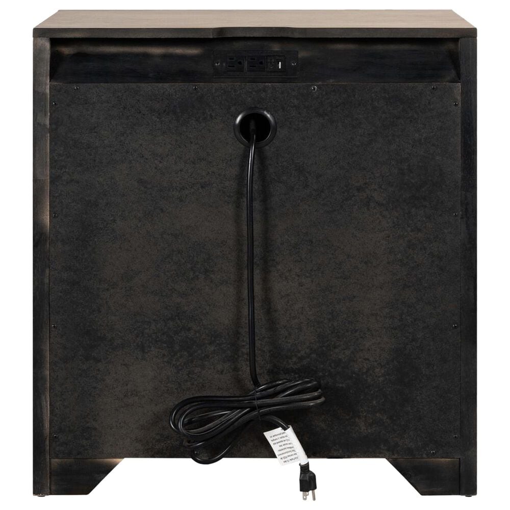 Belle Furnishings Proximity Place 3-Drawer Nightstand with Charging Station in Barley Buff, , large