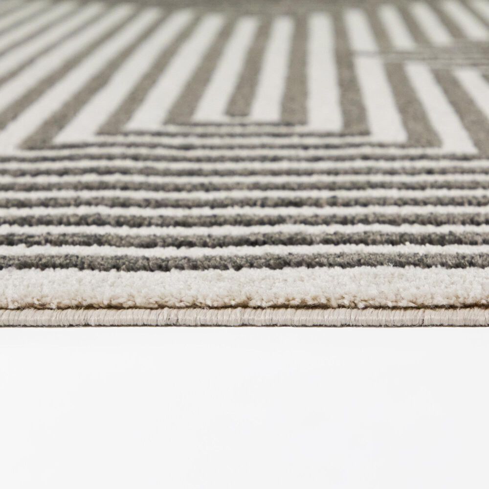 Balta Rugs Resist Teodozia Charcoal 7'10" x 10' Area Rug, , large