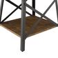 Golden Wave Furniture Chandler End Table in Pine Brown and Steel Gray, , large