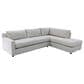 Fulton Home Brooklyn 2-Piece Stationary Sectional with Right Facing Chaise in Claudia Linen, , large