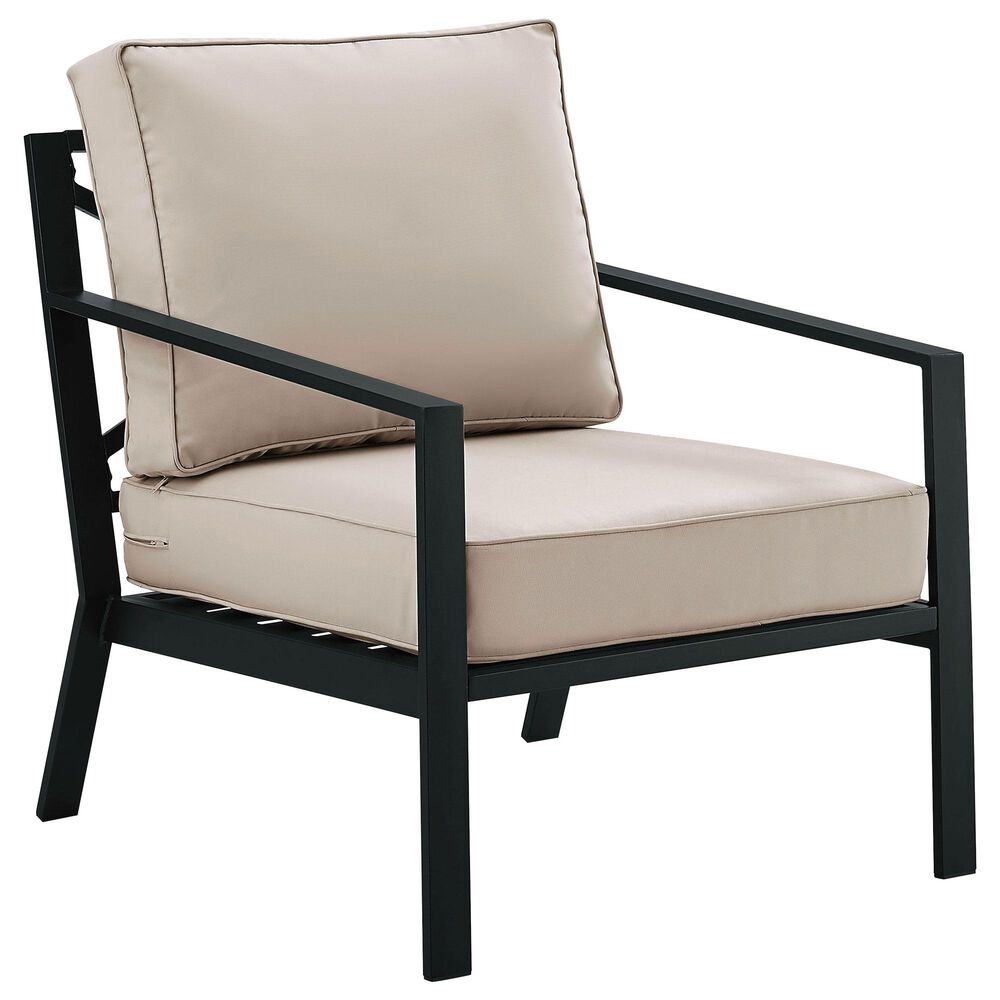 Accentric Approach Patio Accent Chair in Black, , large