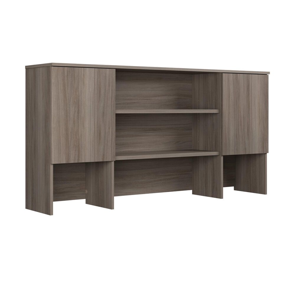 Sauder Affirm 6-Piece Commercial Office Desk Suite in Hudson Elm, , large