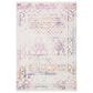Safavieh Tulum TUL268E 3" x 5" Ivory and Fuchsia Area Rug, , large
