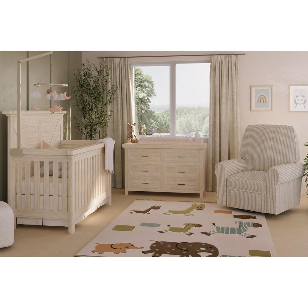 Eastern Shore Savannah Power Swivel Glider Recliner in Natural, , large