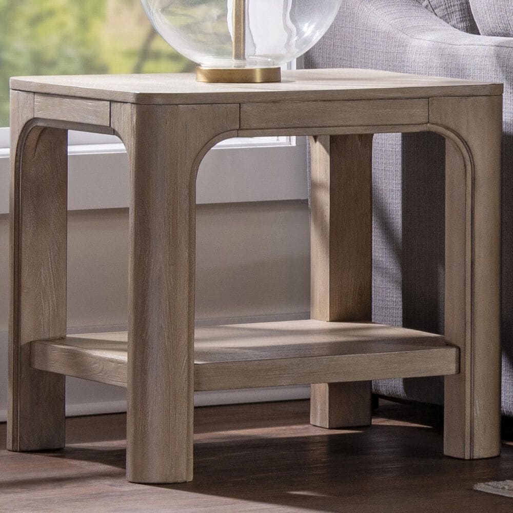 Pacific Landing Solano Square End Table in Weathered Mango, , large