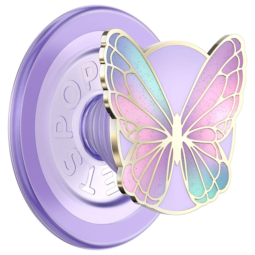 PopSockets MagSafe Circle PopGrip in Enamel Butterfly Prism, , large