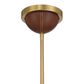 Savoy House Atherton 5-Light Pendant in Warm Brass, , large