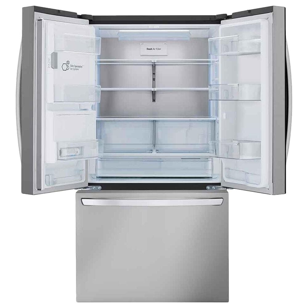 LG 26 cu. Ft 3 Door French Door, Counter Depth, Printproof Stainless Steel, , large